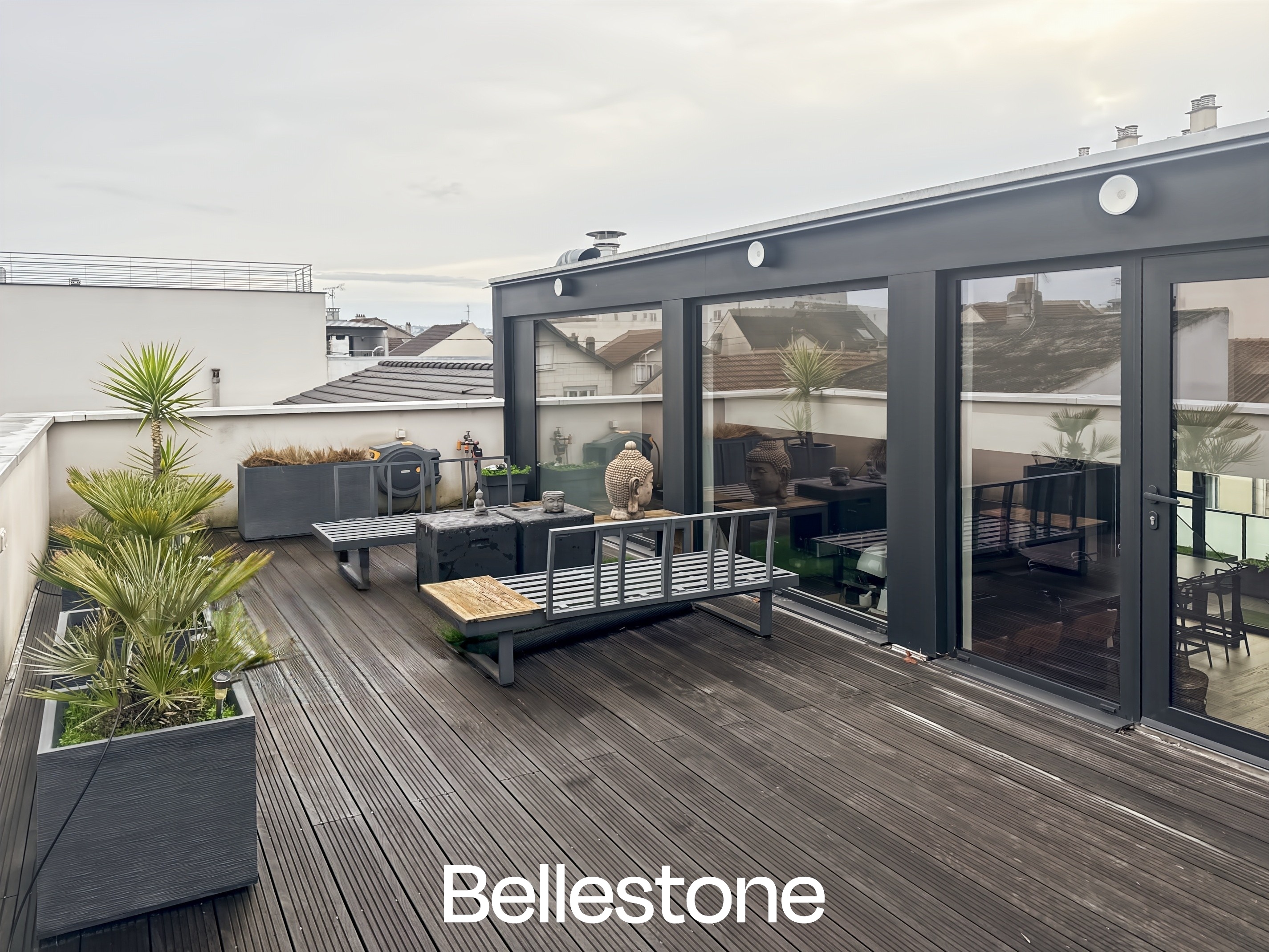 Issy-les-Mx -  Terrasse avec vue panoramique