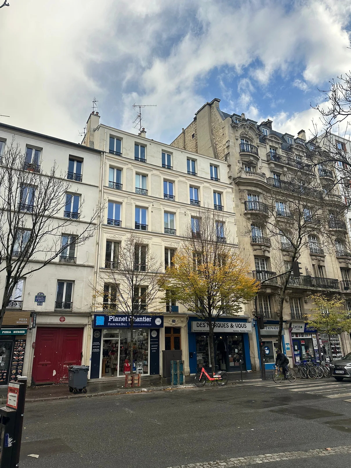 Immeuble d'habitation et commerces - Paris 10e